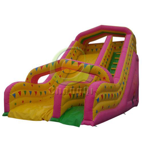 inflatable dry slide